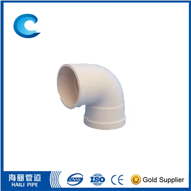 90°elbow PVC pipe fittings plumber adapter